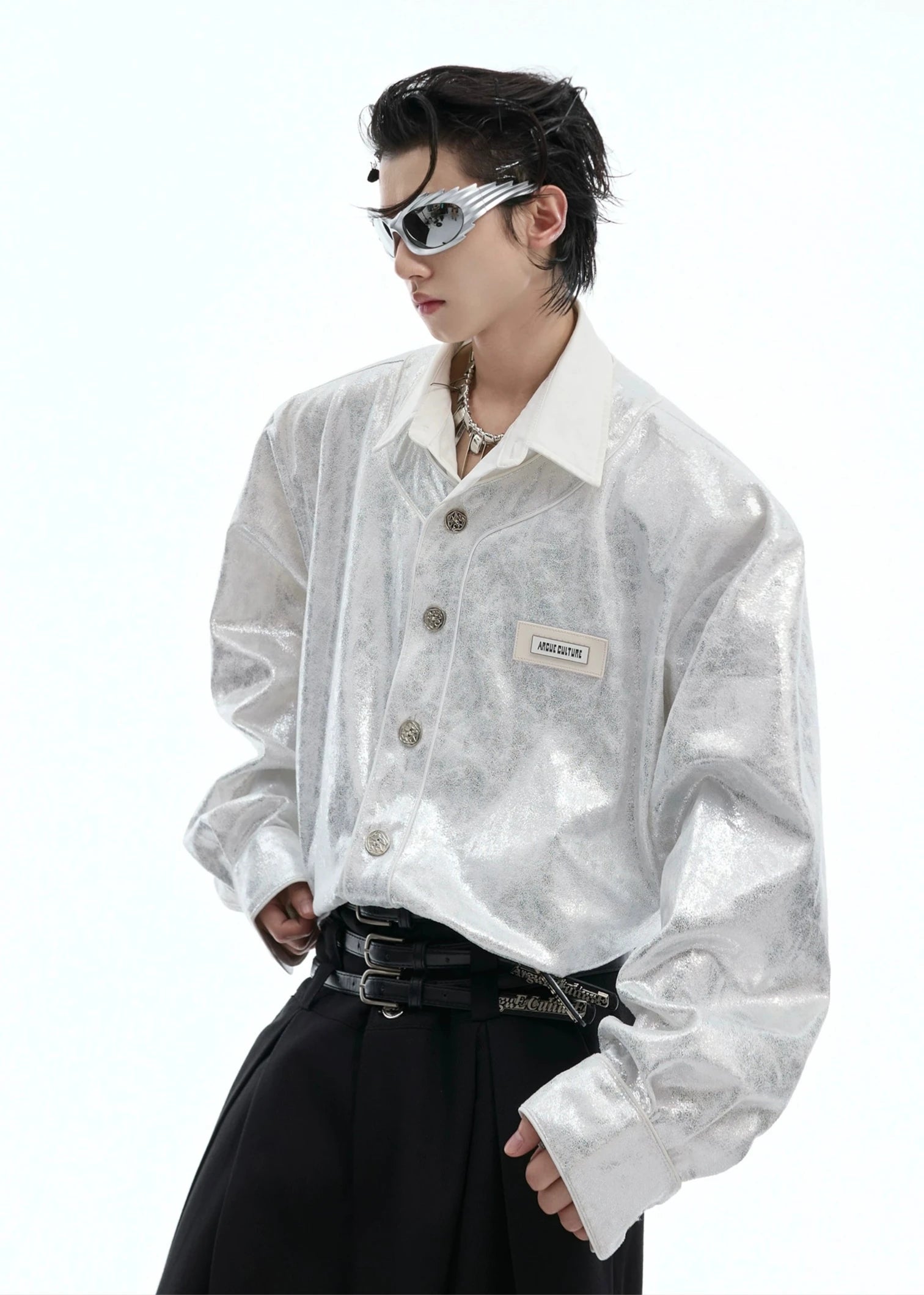 shiny dress shirt gm15933