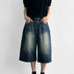 A-Line Wide Leg Cropped Denim gm16632