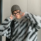 zebra printed sweater gm15582