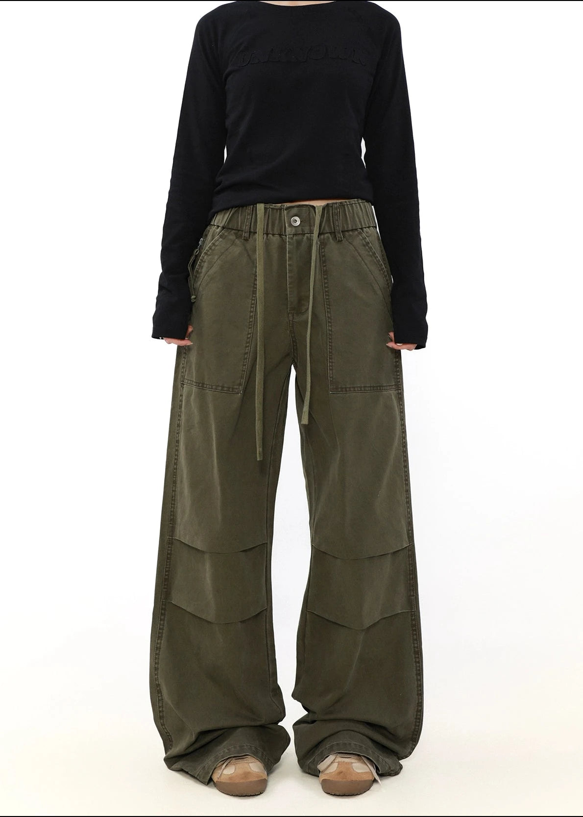 string casual pants gm16051