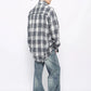 blue plaid long-sleeved shirt gm16219