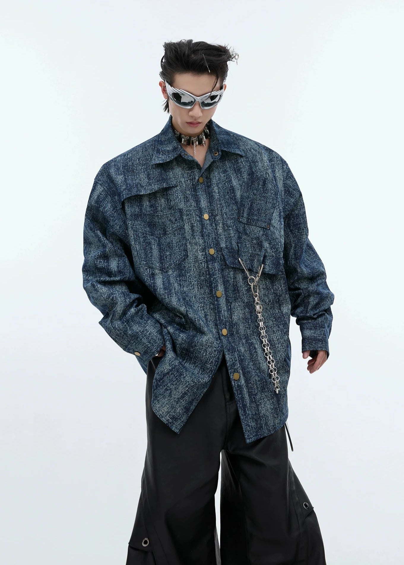 old washed blue shirt gm16110