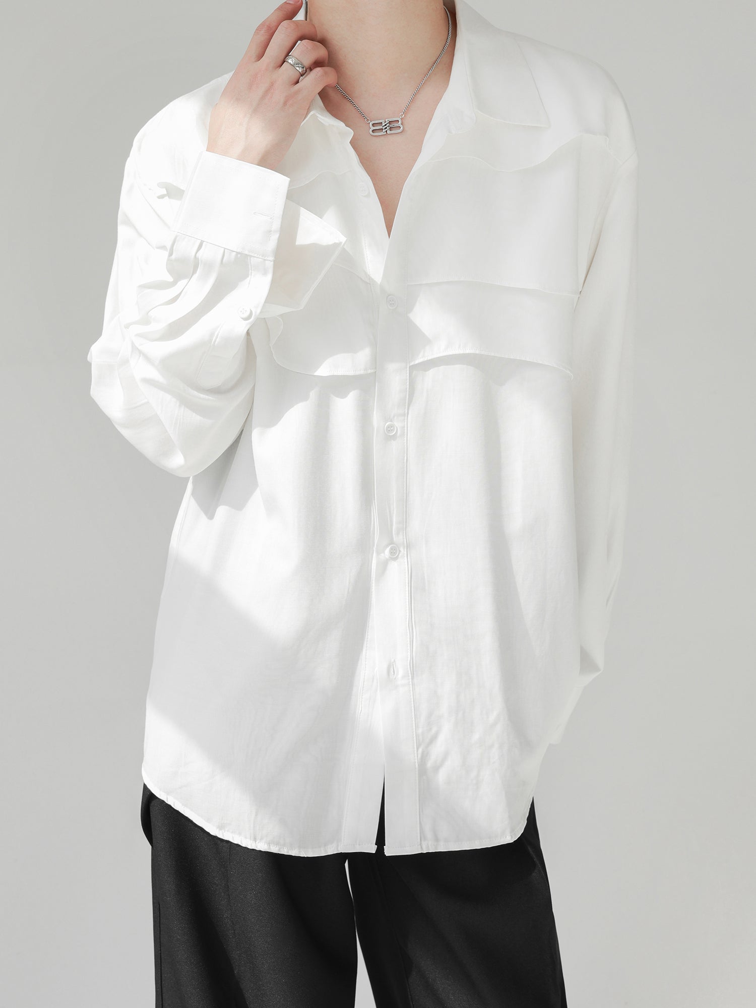 frill design korean shirt gm15118