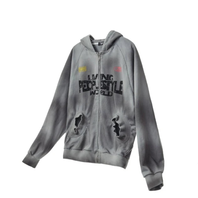 letter print hoodie gm16006