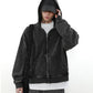 simple black washed hoodie gm15788