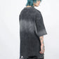 gradient hand cut holes short-sleeved T-shirt gm15322