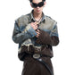 leather and denim jacket gm15905