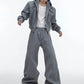 shiny short sweat shirt gm16295