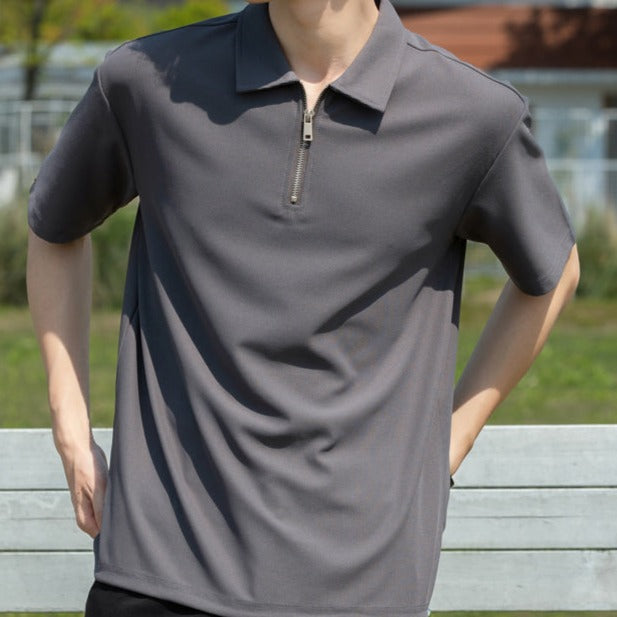 Simple Zip Summer T-shirt gm5231