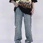 back hem damaged denim gm15556