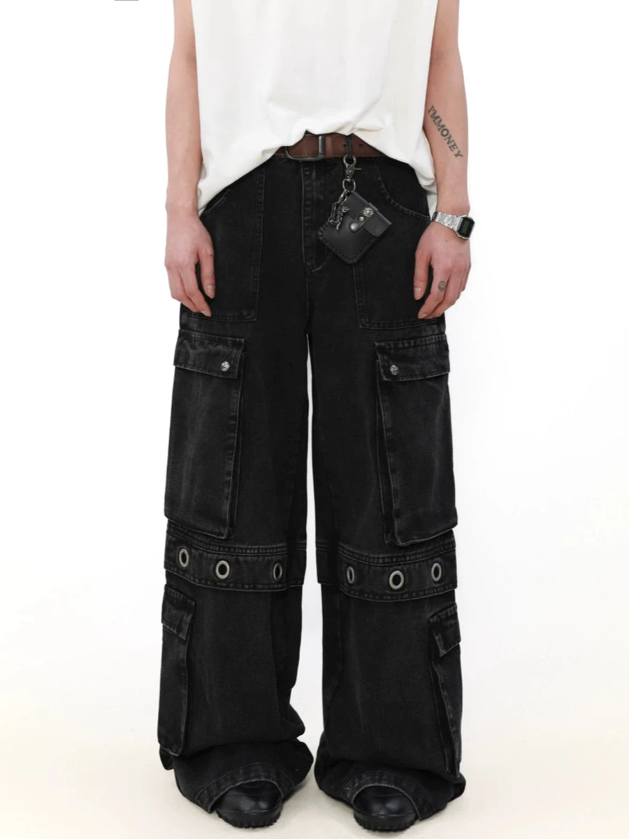 washed black denim gm15816