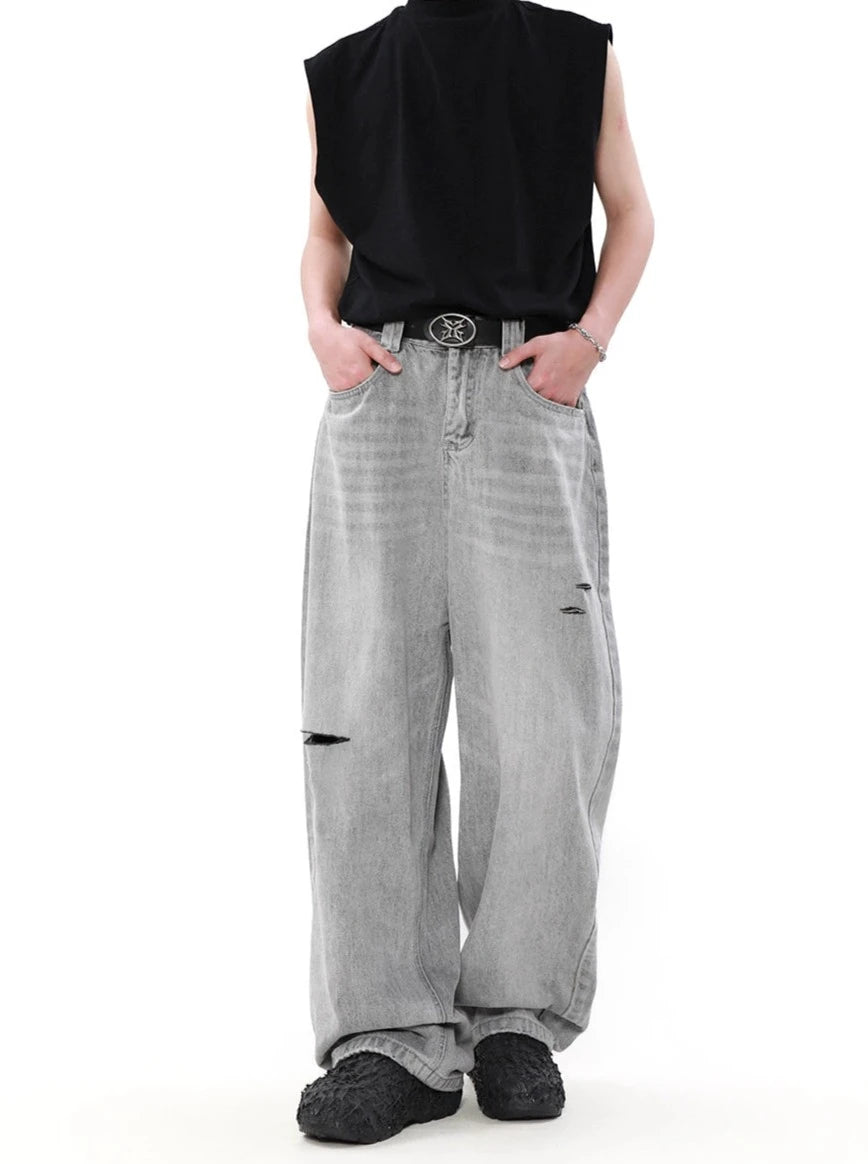 street straight loose drape pants gm15276