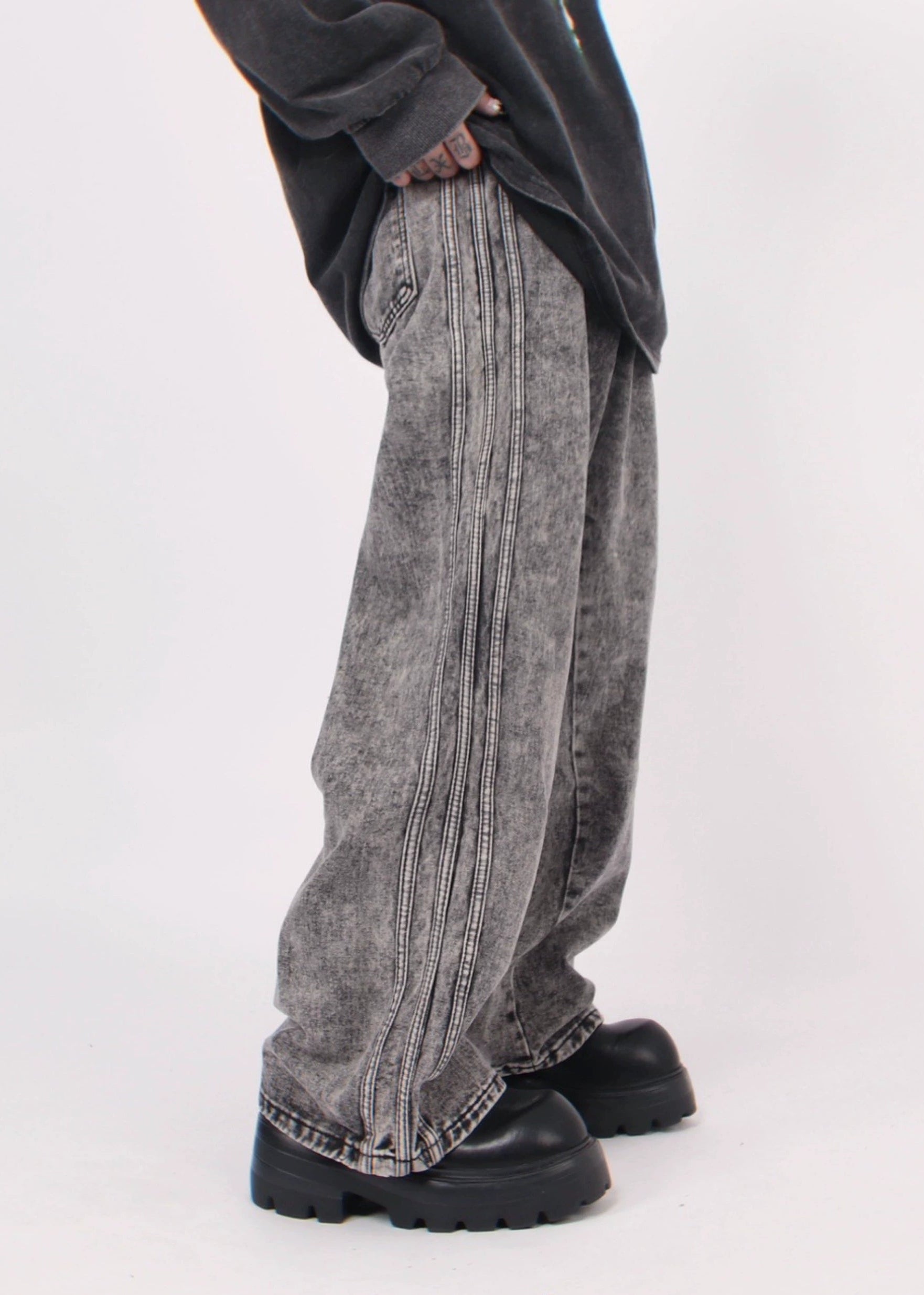 washed gray denim gm16390