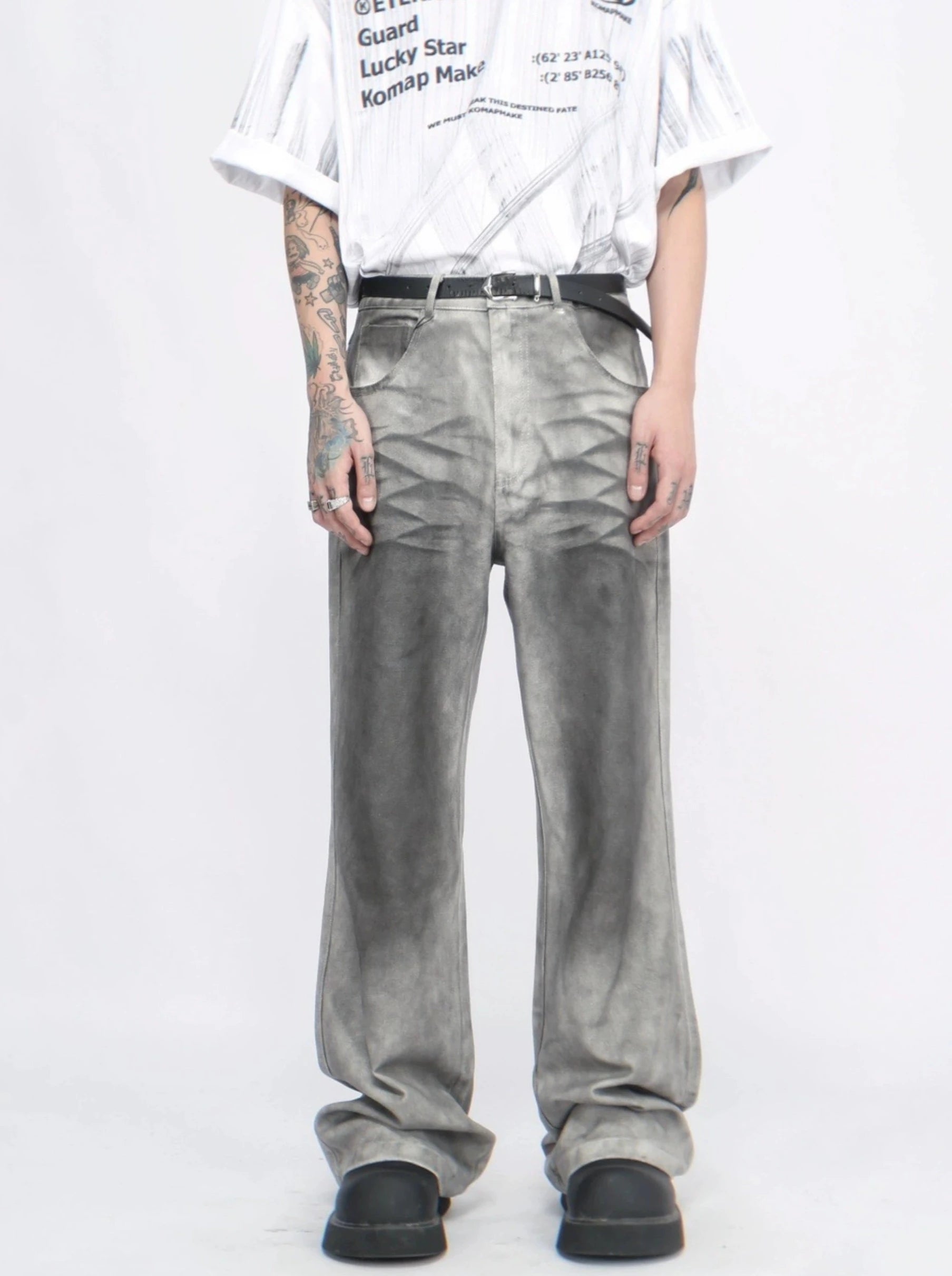loose bootcut trousers gm15318
