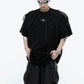 splicing shoulder straps loose senior T-shirt gm15301