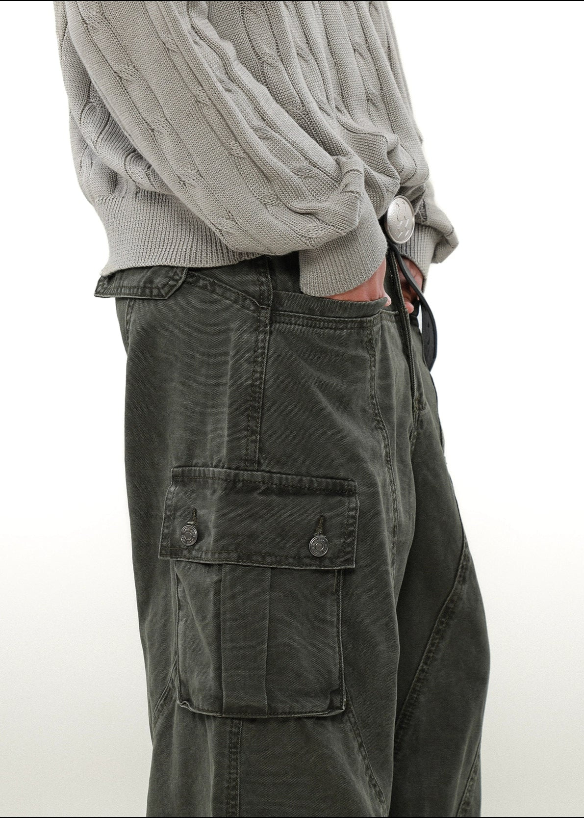 simple straight cargo pants gm16363