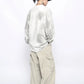 spray painted long T-shirt gm16121