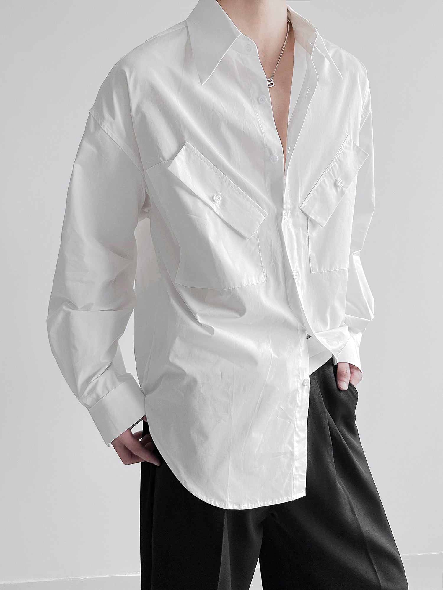 korean trendy simple shirts gm15387