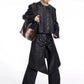 woven cross short leather jacketgm16305