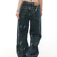 street washed tie-dye denim gm16071