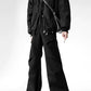 black gallery-shaped trousers gm15384