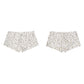 Gold Leopard Denim Shorts gm16416