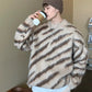 zebra printed sweater gm15582