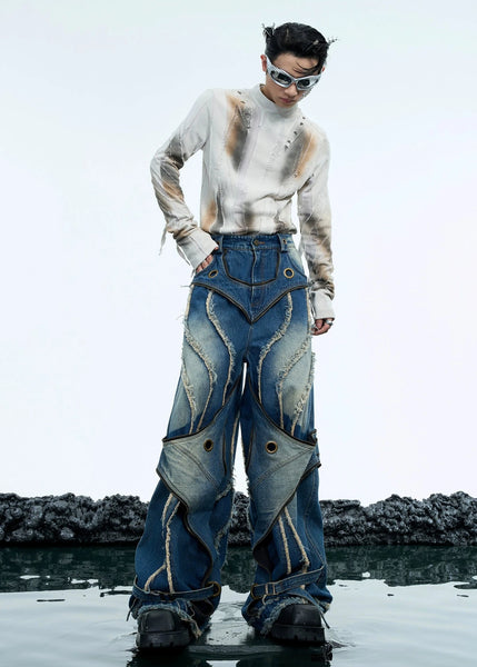 industry double layer denim gm16190| 【argue culture】韓国メンズ