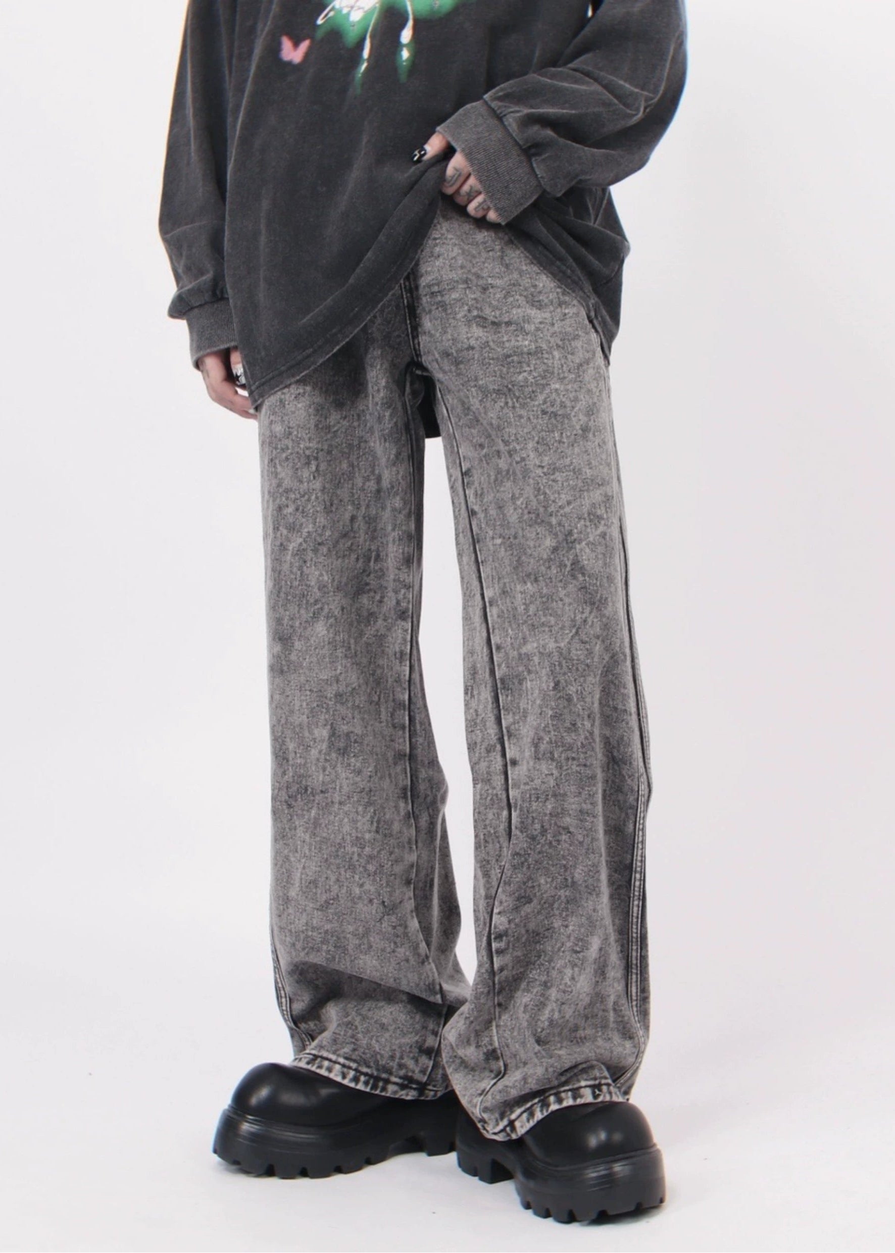 washed gray denim gm16390