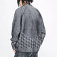 washed zipper sweater gm16245