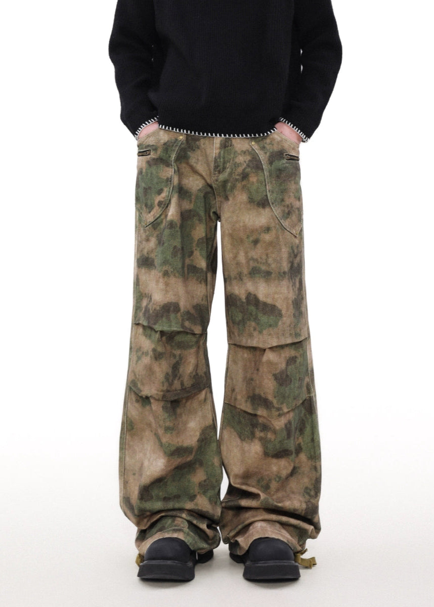 camouflage wide-leg pants gm16353