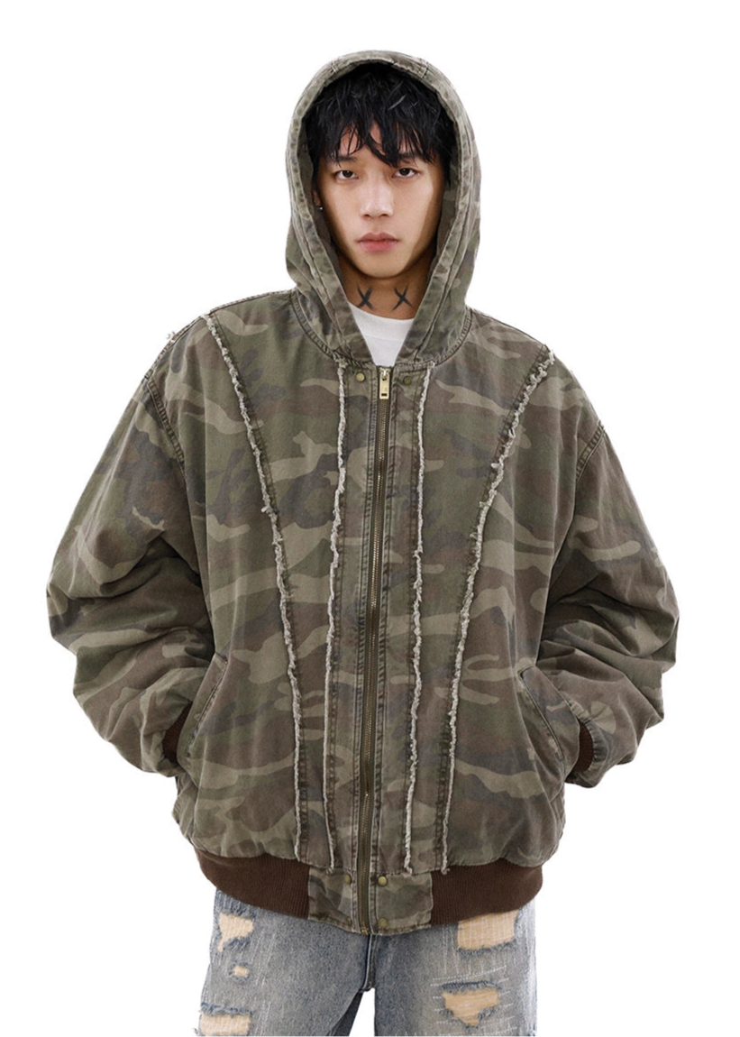 old camouflage flight jacket gm16357