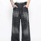 washed trendy lightning denim gm16122