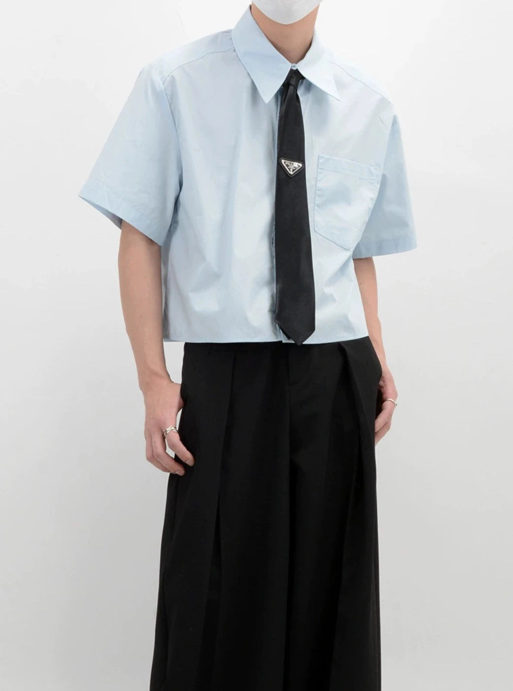 【残りあとわずか】short pocket shirt gm15167