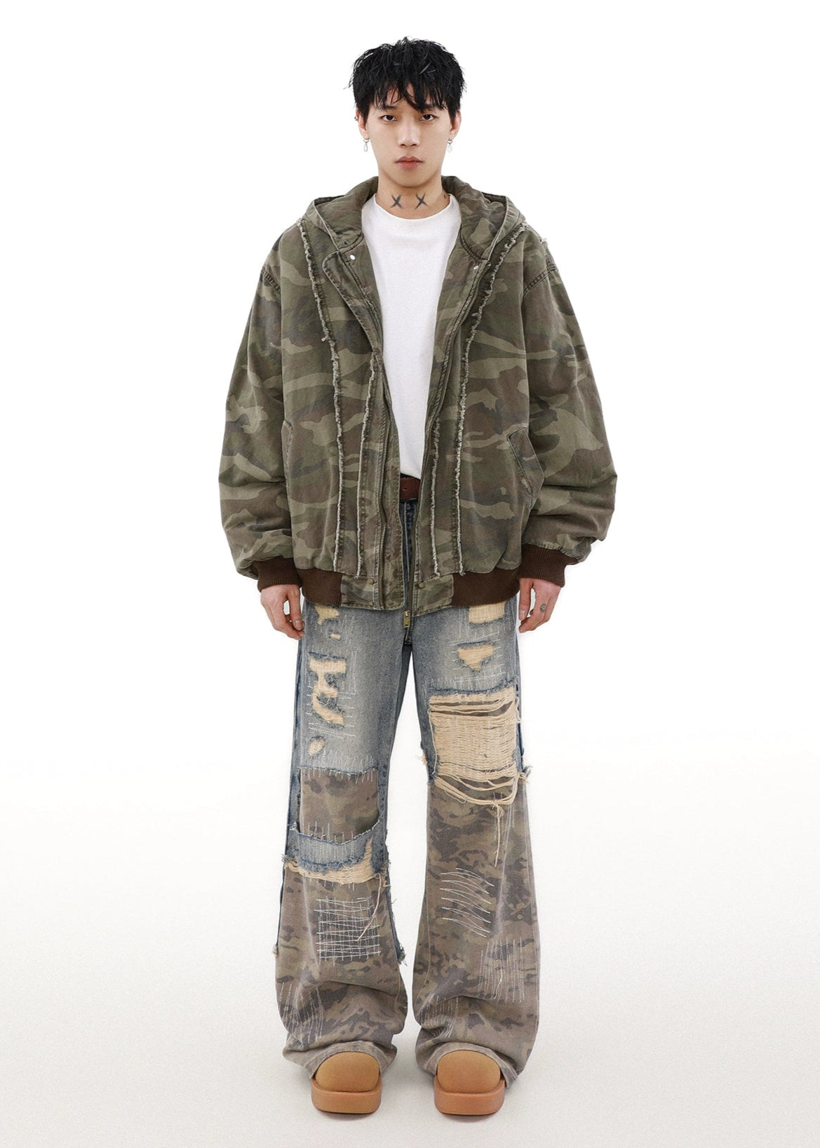 old camouflage flight jacket gm16357