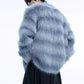 gradient ribbon design sweater gm16287
