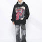 cartoon graffiti print hoodie gm16130