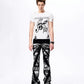 Winged EagleGraphic Distressed Tshirt gm16429