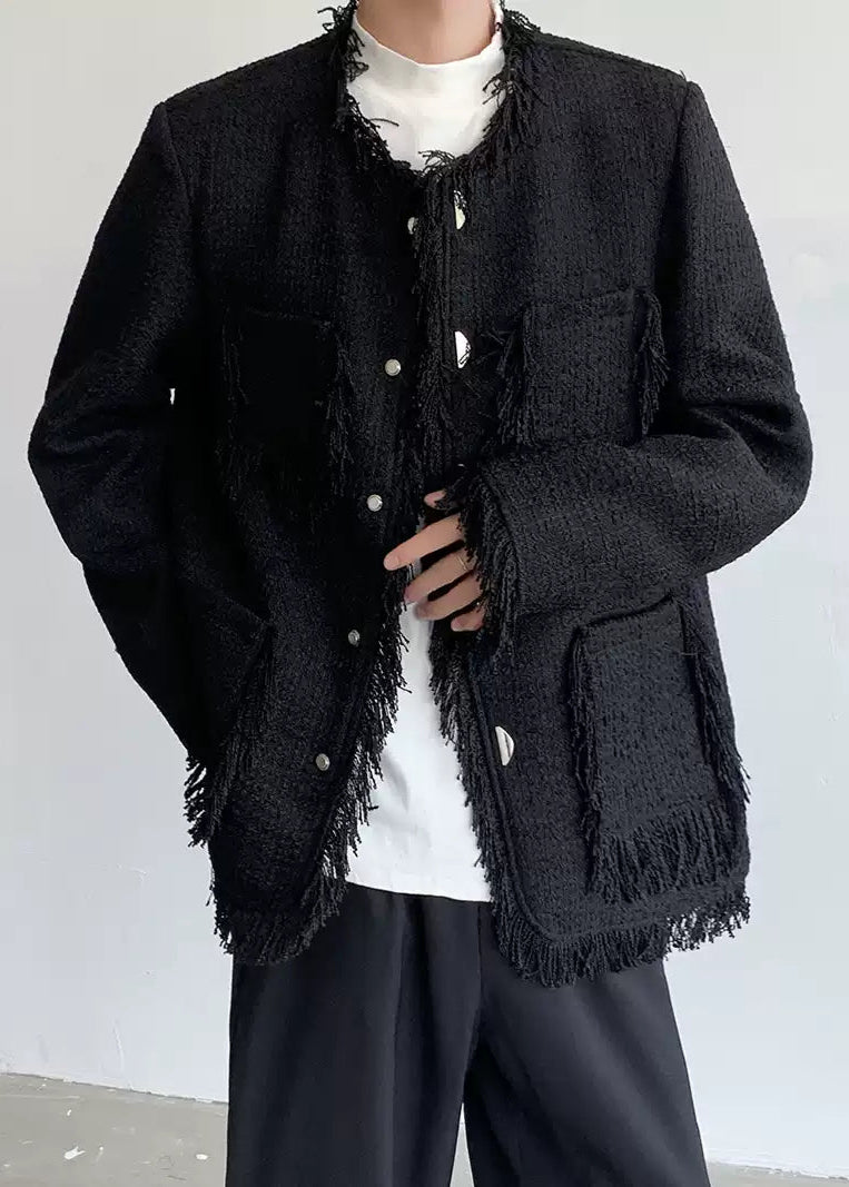 Aguda dark fringe jacket gm3542