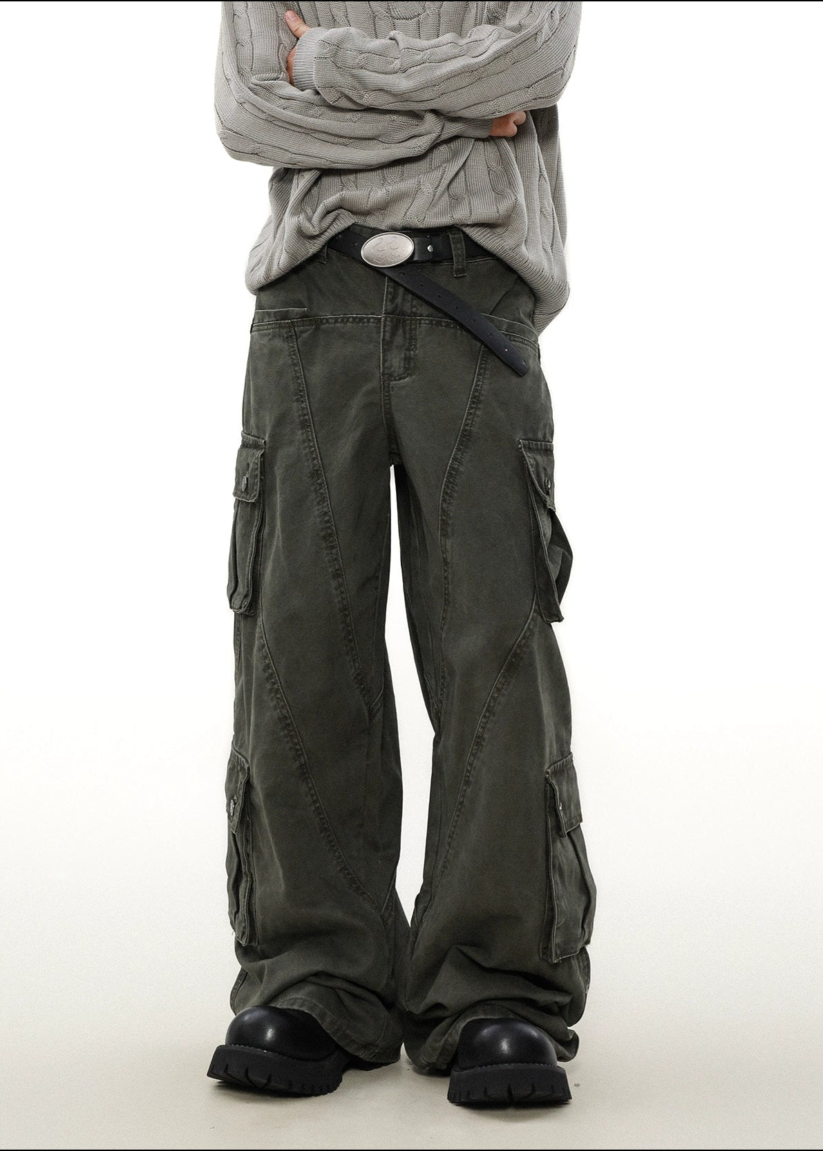 simple straight cargo pants gm16363