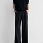 High-Waisted Pleated Wide Leg Trousers Pants gm16626