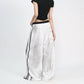 Side Stripe Letter Print Wide-Leg Sweat Pants gm16624