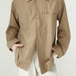 button neck stripe shirt gm15794