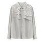 frill design korean shirt gm15118