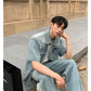 line denim fashin set up gm15199