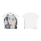 Faded Phone Call Portrait Print Tshirt gm16436