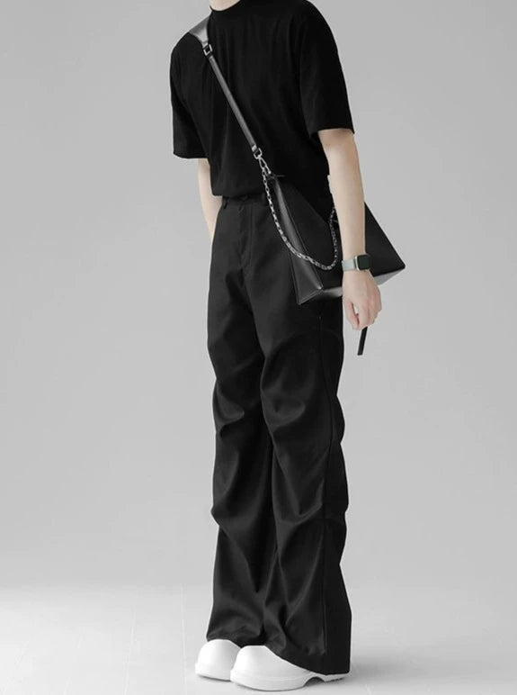 fashionable floor-length trousers gm15393