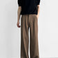 High-Waisted Pleated Wide Leg Trousers Pants gm16626