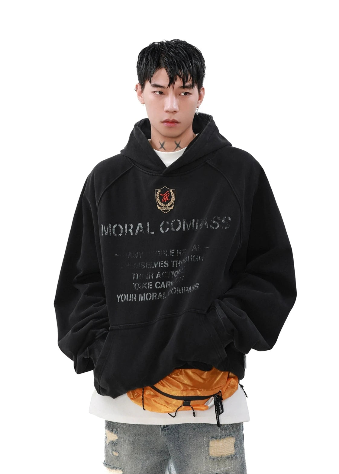 moral compass hoodie gm16074