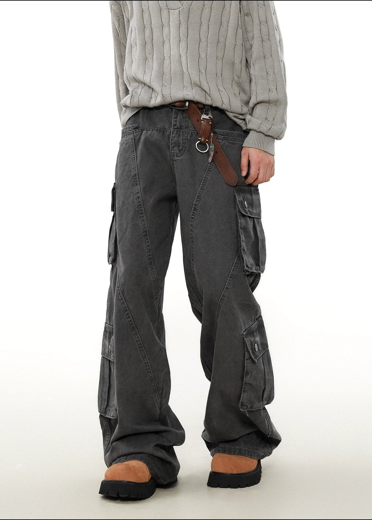 simple straight cargo pants gm16363